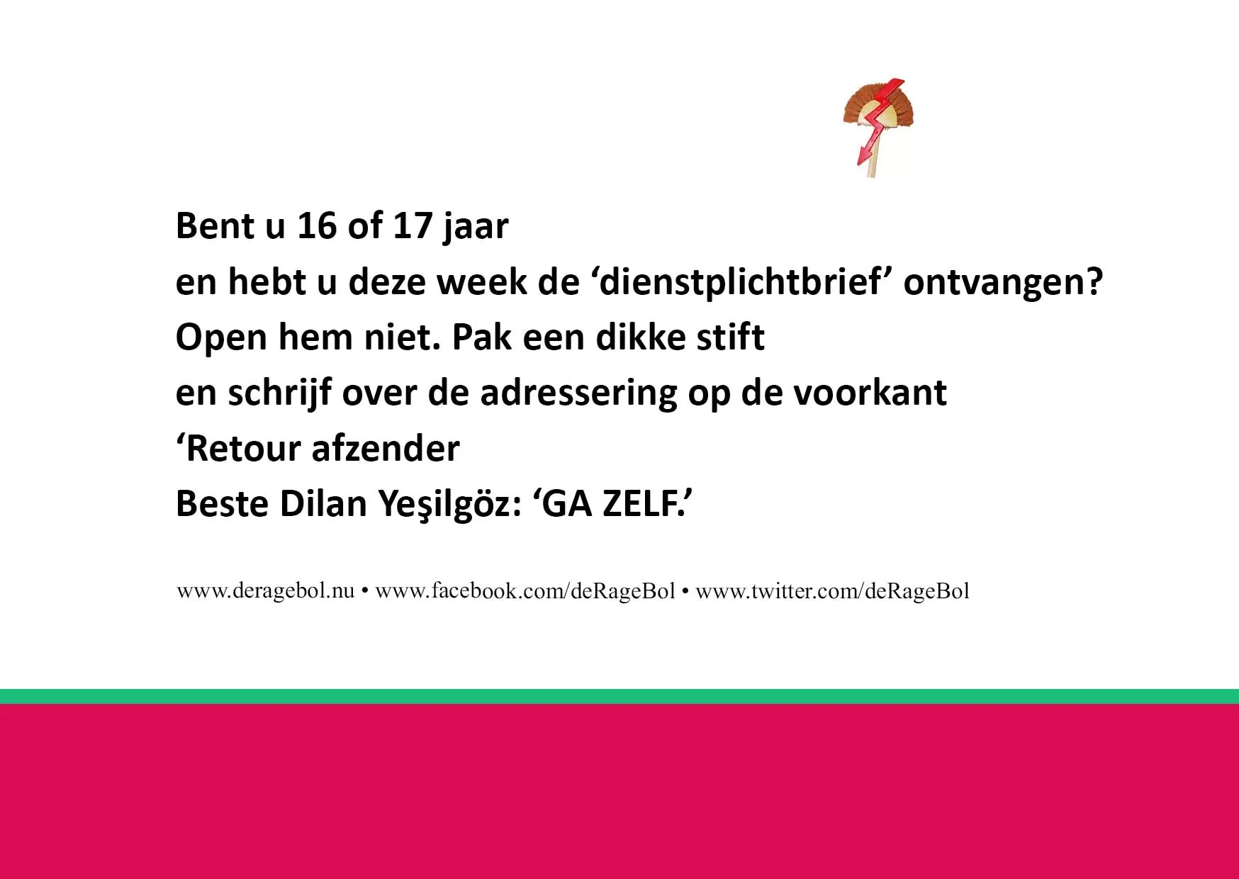 Ragebol Poster 18 april 2026