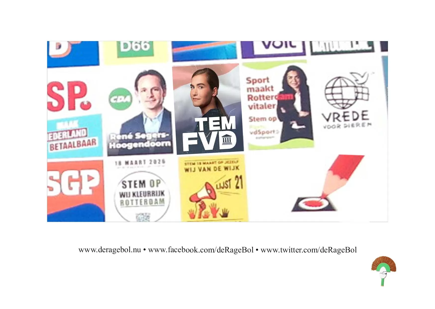 Ragebol Poster  9 maart 2026
