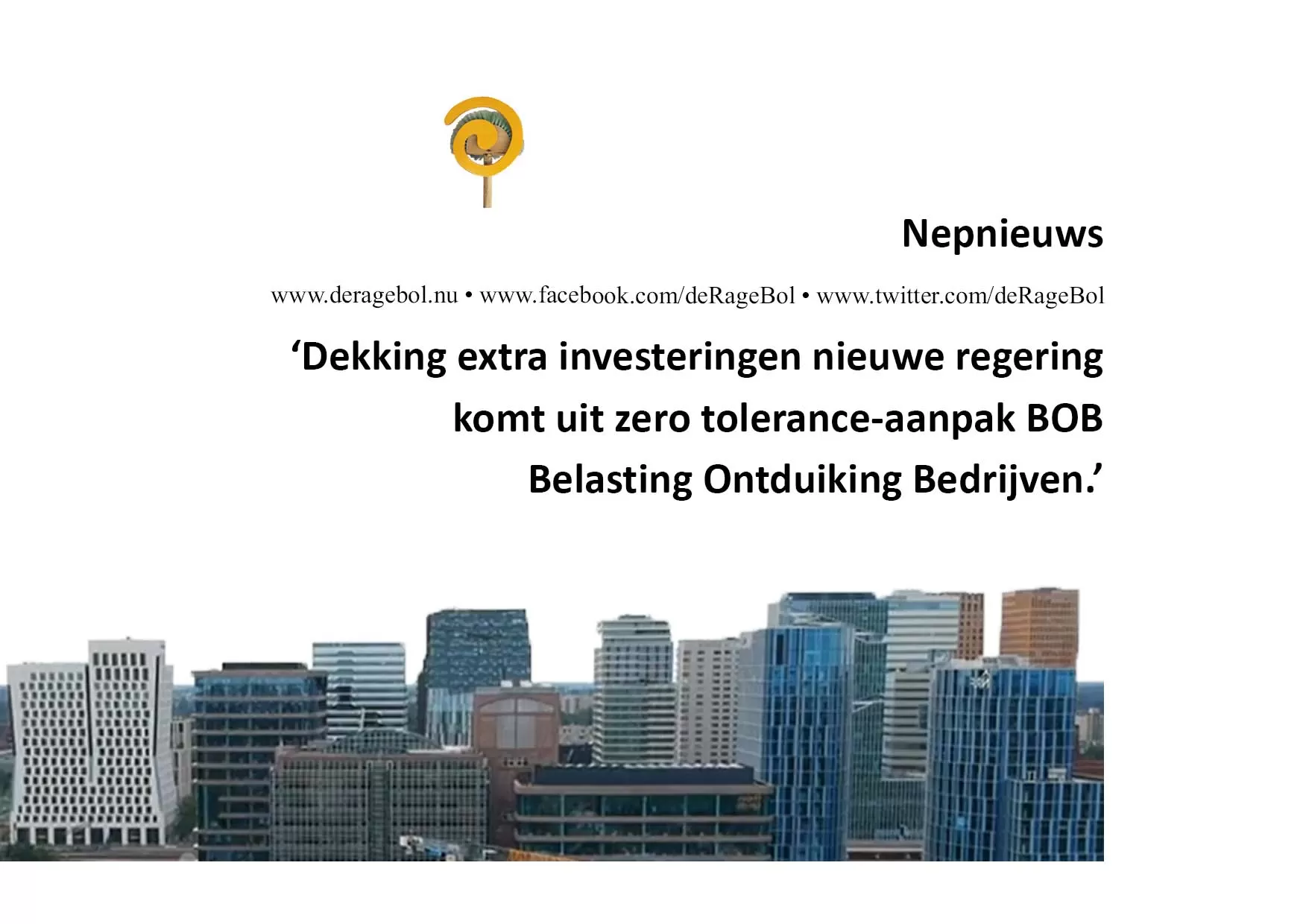 Ragebol Poster 28 januari 2026