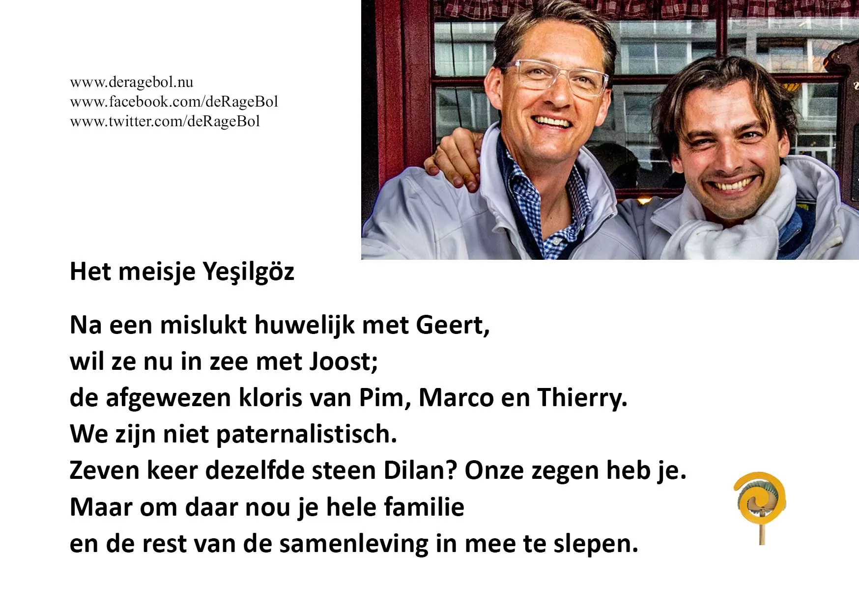 Ragebol Poster 11 november 2025