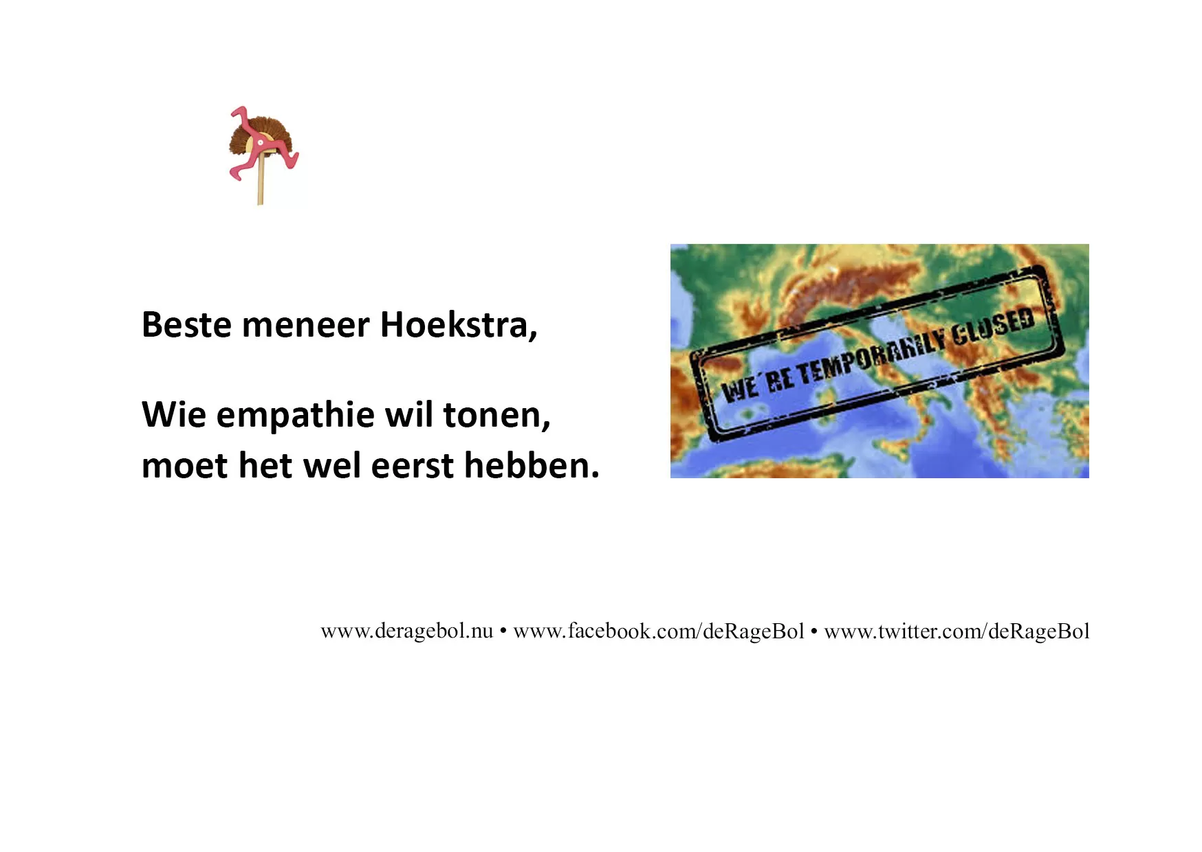 Ragebol Poster  1 april 2020