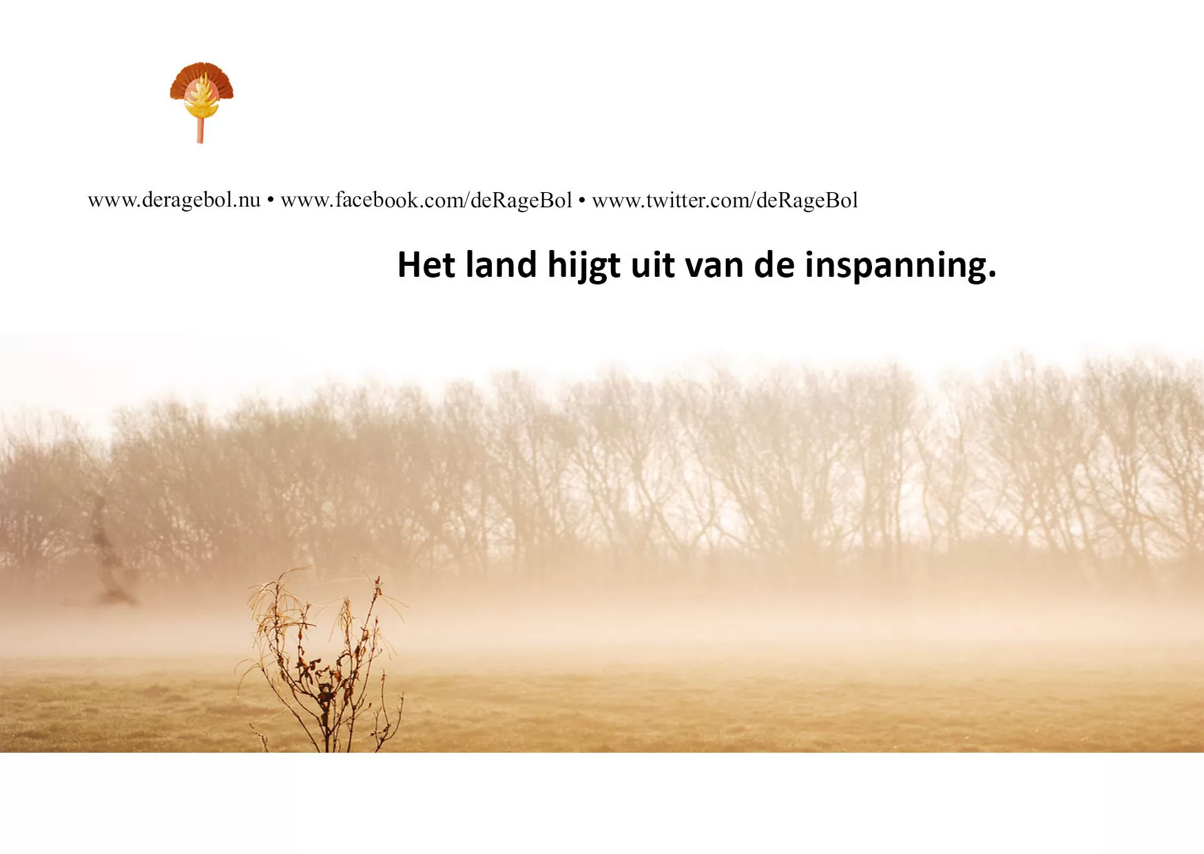 Ragebol Poster 28 oktober 2017