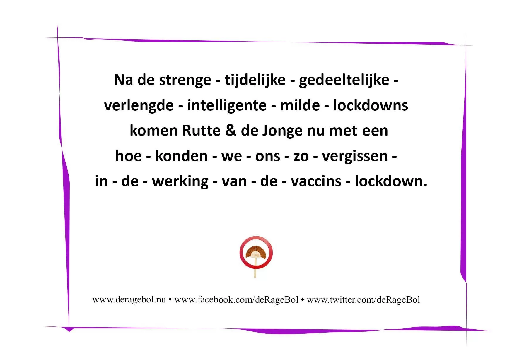 Ragebol Poster 26 november 2021