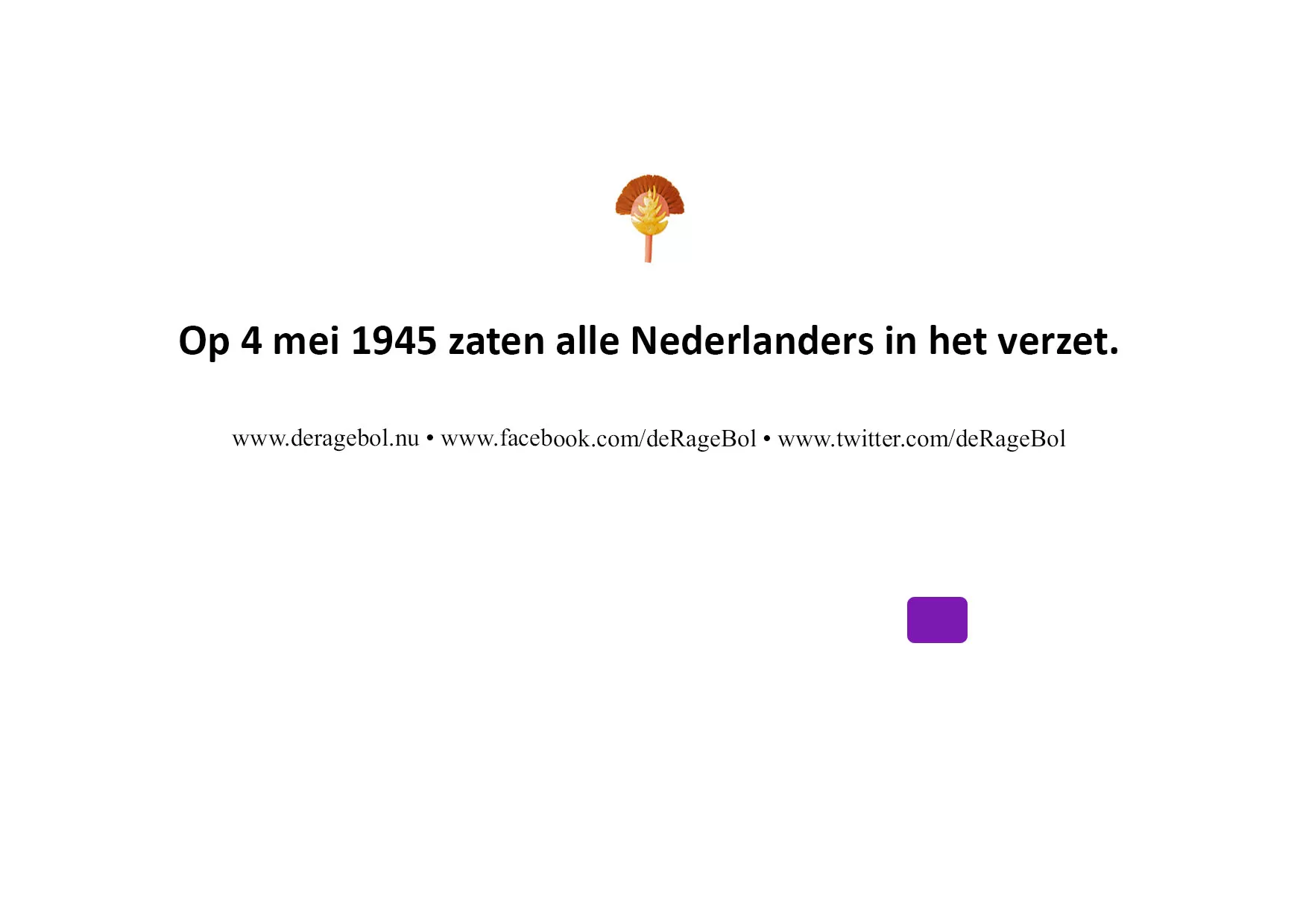 Ragebol Poster  4 mei 2021