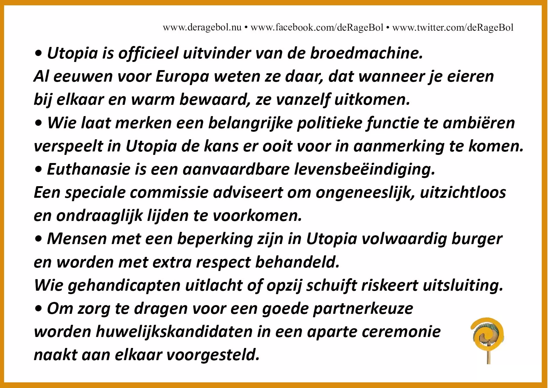 Ragebol Poster 14 februari 2022